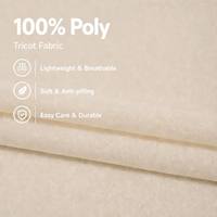 Tissus d'ameublement de haute qualité, tissu en polyester pour vêtements, tissu tricot léger et extensible