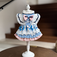 Robe de soirée de luxe pour chien style princesse mignonne, vêtements pour animaux de compagnie, boutique de mode Lolita, prix de gros