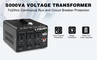 Transformateur de tension 5000W 110V 230V 5000VA Convertisseur de puissance élévateur et abaisseur pour usage domestique
