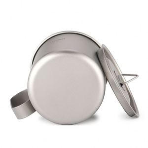 Muestra Gratuita de Tazas de Viaje con Certificación CE para Bebidas Calientes, Taza para Agua con Asa Fija para Acampar al Aire Libre, 14.3oz/420ml - Product Image 5