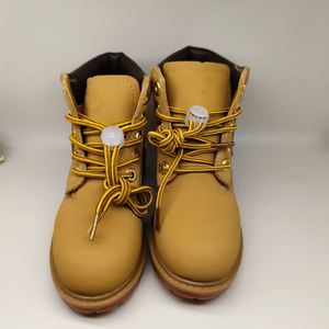 Botas de Diseño de Lujo Color Marrón para Niños y Niñas, Altura hasta el Tobillo, Parte Superior de Cuero, Patrón Geométrico, Forro de Piel, Temporada de Invierno - Product Image 2