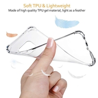 Coque Transparente en Silicone TPU pour iPhone 5s SE, Housse Arrière en Caoutchouc pour iPhone X XR XS MAX 7 8 6s 6 Plus