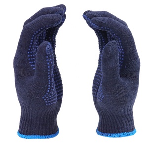 قفازة ميكانيكية عالية الجودة باللون الأزرق الداكن منقط للعناية باليد قفازة مطاطية من كلوريد البولي فينيل - Product Image 5