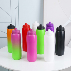 Bouteille d'eau <span class=keywords><strong>de</strong></span> <span class=keywords><strong>sport</strong></span> en plastique professionnelle <span class=keywords><strong>de</strong></span> 1000 ml à grande capacité, facile à saisir et compressible, pour le cyclisme, l'entraînement et le fitness - Product Image 6