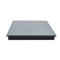 Éclairage de scène RVB 50X50X7CM Tunnel 3D Miroir Sans Fil Infinity LED Piste de Danse DJ Lumières De Levage Avec Contrôleur DMX