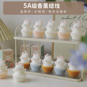 Vela de aromaterapia creativa para tarta, regalo bonito, fragancia en forma de mano, simulación de oso, vela personalizada - Product Image 3