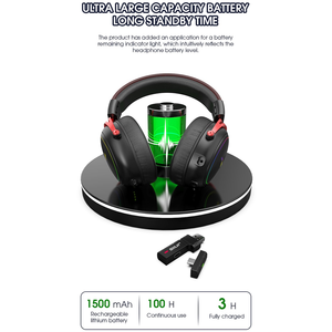 <span class=keywords><strong>Casque</strong></span> de jeu sans fil JINMS V9 <span class=keywords><strong>PRO</strong></span> Tri-mode, son surround 7.1, <span class=keywords><strong>casque</strong></span> <span class=keywords><strong>gamer</strong></span> RGB, batterie 150H, haut-parleur 40mm pour PCPS5 OEM/ODM - Product Image 4