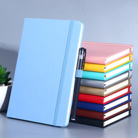 Carnet de notes personnalisé de haute qualité X906-1 pour le bureau, ligné, imprimé, en cuir PU, couverture rigide A5, carnet de notes personnalisé