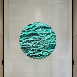 Pièce modèle Sculpture carrée ondulation de l'eau abstraite décorative Salon de beauté Villa Couloir Entrée - Product Image 2