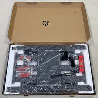 Rak Dinding TV Heavy Duty Dual Swing Arm Langsung dari Pabrik untuk Layar 40-100 inci, Baja Cold Rolled, Kapasitas 100kg, Warna Hitam
