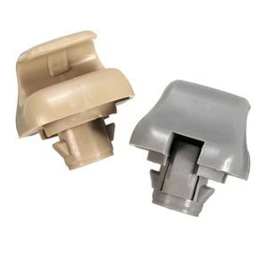 Car Sun Visor <b>Clips</b> And <b>Hooks</b> 35mm 25mm For Honda Accord Civic CRV Gray Beige PE Material - Product Image 3