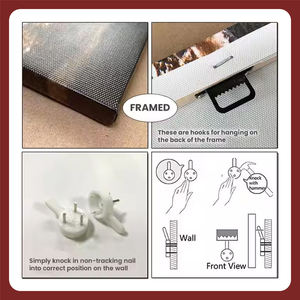 Set di stampe su tela di fiori in marmo blu dorato astratto di lusso con 3 decorazioni artistiche da parete cornici in tela soggetti ancora in vita dipinti - Product Image 6