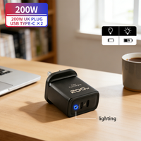 Adaptor Pengisian Cepat Dual-Port PD 3.0 QC3.0 Perlindungan OTP/OVP Pengisi Daya Ponsel Universal Colokan EU US UK