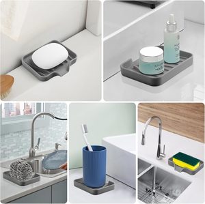 Support de Savon en Silicone Premium pour Douche, Facile à Nettoyer, Idéal pour Cuisine, Salle de Bain et Baignoire, Retient Très Bien l'Eau - Product Image 6