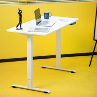 Bureau électrique bon marché à hauteur réglable Bureau debout à moteur unique avec table de jeu de table