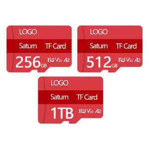 Top Verkoop Fabriek Micro Tf Sd Geheugenkaart 64Gb 90mbs Custom Logo Tf Kaart 16Gb 32Gb 64Gb 128Gb 256Gb 512Gb Groothandel Geheugenkaart