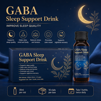 Boisson relaxante nocturne GABA 30 ml, complément liquide, boisson relaxante nocturne aux ingrédients à base de plantes