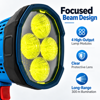 Projecteur LED industriel 2500LM pour la pêche de nuit, faisceau longue portée 300m, compatible avec la plateforme de batteries Makita 18V 20V, éclairage de chantier sans fil