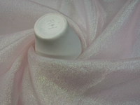 Tissu Organza Irisé Flash 65% Polyester 35% Nylon 56gsm, Ferme et Structuré pour Robe de Mariée, Robe de Soirée, Costume de Scène