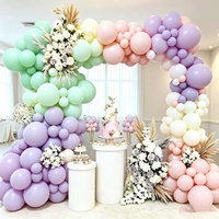 Kit d'arche de ballons en latex, enseigne néon assortie, décoration florale, toile de fond pour fête d'anniversaire et séance photo