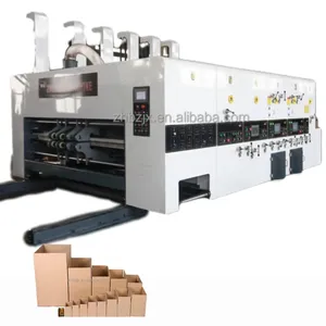 ZHENHUA-SYKM-F oluklu karton otomatik katlayıcı yapıştırıcı makine karton katlama yapıştırma dikiş makinesi için karton kutu