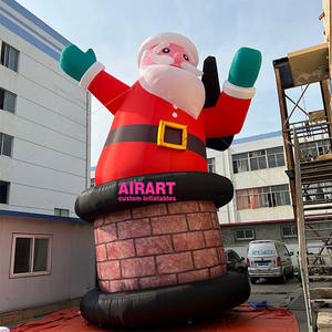 Tête de Père Noël <span class=keywords><strong>Gonflable</strong></span> Style Beau Modèle de Père Noël <span class=keywords><strong>Gonflable</strong></span> Visage de Dessin Animé <span class=keywords><strong>Gonflable</strong></span> pour Noël - Product Image 6