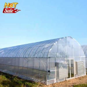 بيوت محمية زراعية من الألومنيوم والمعدات المعدنية والصلب المجلفن لزراعة الخضروات في الأنفاق - Product Image 2