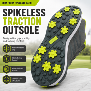 Chaussures <span class=keywords><strong>de</strong></span> <span class=keywords><strong>golf</strong></span> imperméables pour hommes avec logo personnalisé, légères, respirantes, antidérapantes, chaussures <span class=keywords><strong>de</strong></span> <span class=keywords><strong>golf</strong></span> pour hommes OEM - Product Image 3