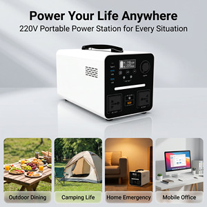1500W High Power Portable Station Pure Sine Wave <b>Solar</b> <b>Generator</b> 220V AC USB-C Emergency Backup Camping Home A151536 <b>Solar</b> Power - Product Image 2