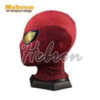 Topeng Halloween Amazing Spider-man yang Dapat Disesuaikan - Resin Fotosensitif 3D Kostum Cosplay Dewasa Unisex Karakter Film