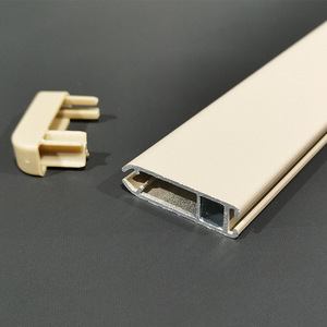 Rail inférieur pour store enrouleur en alliage d'aluminium, 6 mètres, blanc, accessoires minimalistes pour rail de rideau - Product Image 2