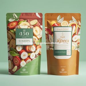 Sacs d'emballage de café à fond plat imprimés par le client 12oz 500g 1kgs avec valve pour le stockage des aliments - Product Image 4