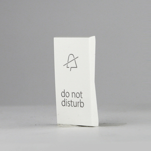 Premium Hotel Essentiële 22*44Mm Stille Bewegwijzering Knop Storen De Indicator Voor De Kamer Niet Om Het Comfort Van De Gasten Te Verbeteren - Product Image 2