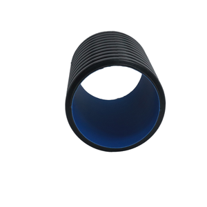 Fábrica china de alta calidad HDPE doble pared drenaje corrugado tubería de <span class=keywords><strong>alcantarilla</strong></span> negro drenaje Flexible agua de alta presión baja - Product Image 2