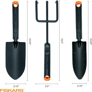 Custom 3-Piece <b>Garden</b> <b>Tool</b> <b>Set</b> Trowel Transplanter Cultivator Rust-Resistant Steel Heads Ergonomic Handles for Planting Digging - Product Image 6