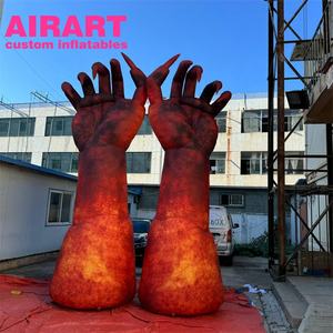 Modèles gonflables à main géante personnalisés pour décorations extérieures d'Halloween - Product Image 4