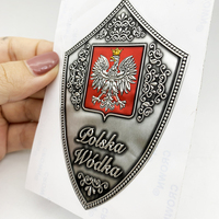 Feuille d'aluminium métallique Logo gaufré Autocollant adhésif pour vodka Étiquettes pour bouteilles en métal