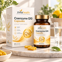 Complément Alimentaire en Capsules de Coenzyme Q10 avec Vitamine E, Lécithine de Tournesol et Huile MCT – Marque Blanche