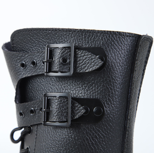 TSB607 Nuevas Botas Tácticas de Combate de Diseño para Hombre, con Cordones, Elásticas, de Cuero, para Escalada, Senderismo en la Selva - Product Image 5