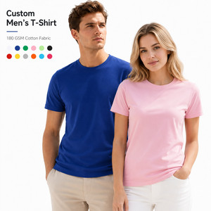 เสื้อยืดพรีเมียมผู้ชาย คอตตอน 100% เนื้อนุ่ม ระบายอากาศดี คอกลม คลาสสิค รับสกรีนโลโก้ ขายส่ง หลายสี ไซส์ S-4XL สีน้ำเงินรอยัล - Product Image 1