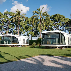 Di lusso Mobile piccola casa prefabbricata spazio staccabile capsula letto cabina in acciaio contenitore casa sonno baccello per alberghi o ville - Product Image 1