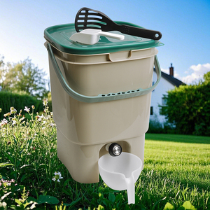 Hangshau giá thấp hộ gia đình 15L compost xô trong nhà bếp bokashi nhựa compost bin - Product Image 1