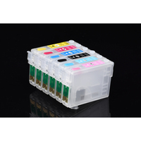 Cartouche d'encre rechargeable T0791-T0796 avec puces ARC pour imprimantes jet d'encre Epson 1400 P50 PX700W PX800FW – Pièces détachées