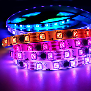 Đầy Màu sắc địa chỉ ws2811 IC ứng dụng từ xa Giấc Mơ Màu sắc trang trí nội thất điểm ảnh ánh sáng 12V 24V không thấm nước <span class=keywords><strong>RGB</strong></span> <span class=keywords><strong>LED</strong></span> <span class=keywords><strong>Strip</strong></span> đèn điều khiển thông minh - Product Image 1