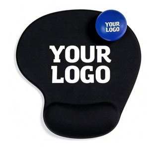 Custom Logo Non-Slip Silicone Office Business Promo Gift Mousepad Creative Game Mouse Pad With Wrist Rest Wholesale - Product Image 1