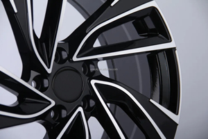 <span class=keywords><strong>ล้อ</strong></span>แม็กซ์อัลลอยด์สำหรับรถยนต์นั่งส่วนบุคคล ขนาด 16-24 นิ้ว แบบหลายก้าน สีดำหน้าเจียร ผลิตโดย Che Pan Customized - Product Image 5