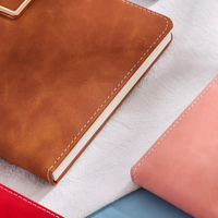 Ensemble de carnets à fermeture magnétique de style simple en anglais, formats A4, A5, A6, papeterie de bureau créative, vente en gros, impression personnalisée