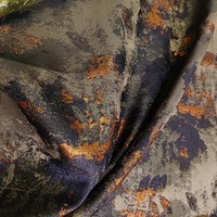 Tissu Jacquard Teint Fil à Fil Or et Argent Lurex pour Manteau, Veste, Sac et Chaussures – Matière ODM | OEM
