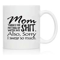 Mug en porcelaine blanche 11 oz personnalisé pour sublimation par transfert thermique, vente en gros transfrontalière Xuzhen, tasse à lait/eau de bureau personnalisée