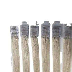 Hete Verkoop Fabriek Groothandel Maagdelijke Human Hair Extensions Cuticula Uitgelijnd Haar V Licht Hair Extension Machine Lijm Kit